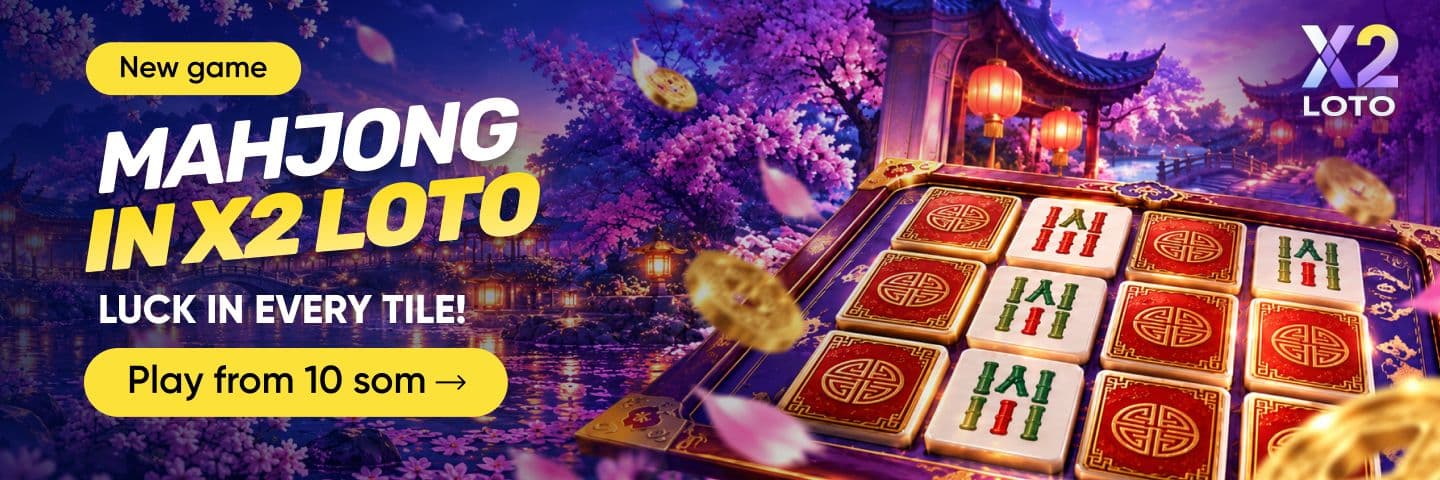 Instant Lottery – Mahjong at X2 LOTO